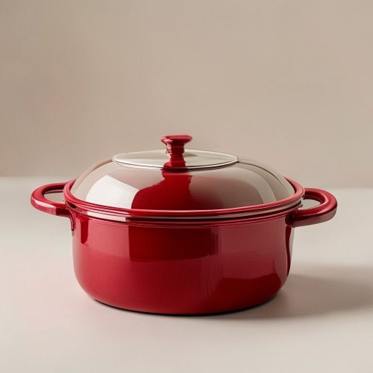 enameled 6 quart dutch oven crimson red enameled 6 quart dutch oven crimson red
